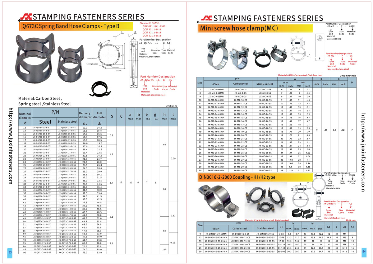 Q673B Steel strip type elastic ring hoop Q673B Steel strip type elastic ring hoop