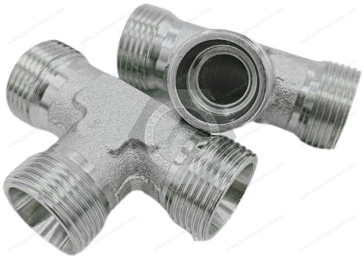 Q811 Sleeve type taper thread right angle three way joint body Q811 Sleeve type taper thread right angle three way joint body