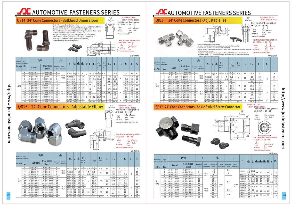 Q814 Cone Connectors - Bulkhead Union Elbow Q814 Cone Connectors - Bulkhead Union Elbow