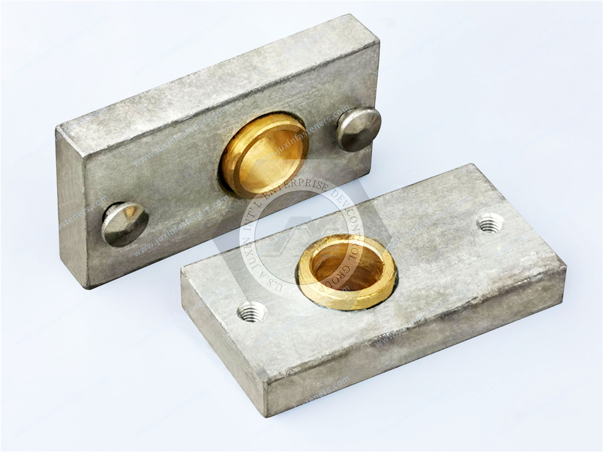 Non-standard custom production of aluminum nut assemblies used in catering equipment Non-standard custom production of aluminum nut assemblies used in catering equipment