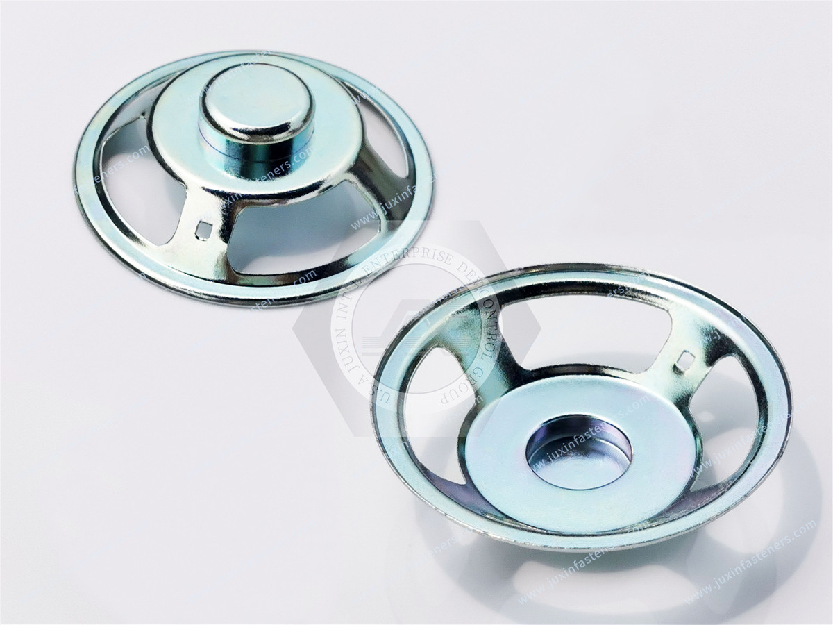 Stamping parts of audio equipment carbon steel plated with environmental protection color zinc plating Stamping parts of audio equipment carbon steel plated with environmental protection color zinc plating