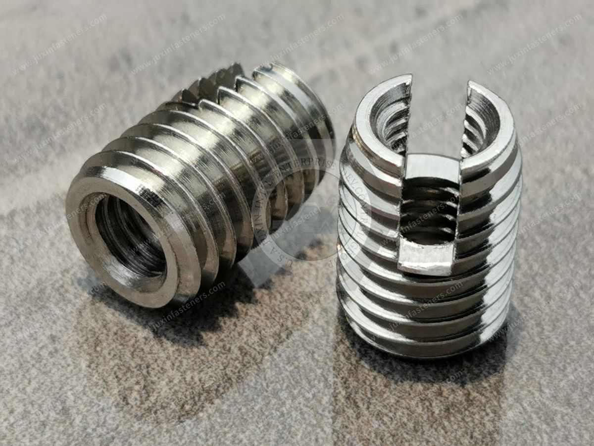 Stainless steel Slotted thin wall self-tapping inserts Stainless steel Slotted thin wall self-tapping inserts