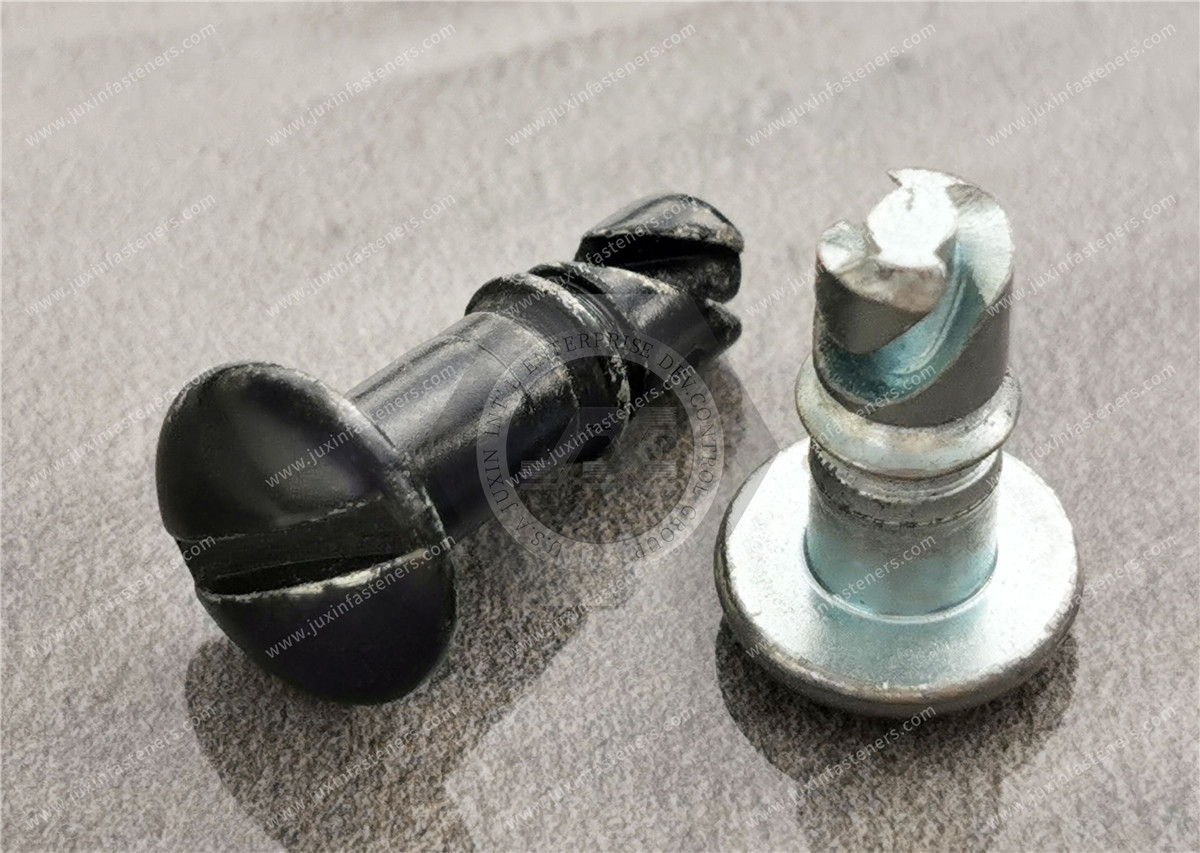 Carbon steel quarter-turn fasteners screws color zinc Carbon steel quarter-turn fasteners screws color zinc