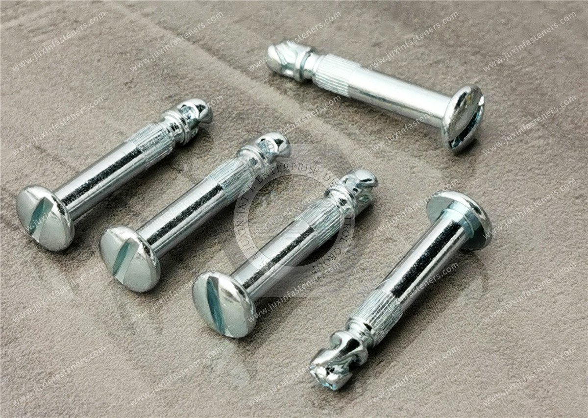 Quarter-Turn Stud, Size 4, Slotted Recess, Steel, Zinc Plate, Bright chromate Quarter-Turn Stud, Size 4, Slotted Recess, Steel, Zinc Plate, Bright chromate