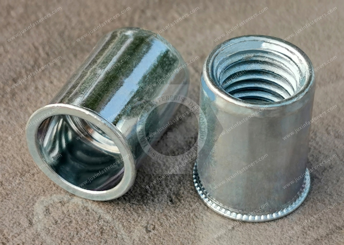 Thin Head Open end Round Body Plain Blind Rivet Nuts Thin Head Open end Round Body Plain Blind Rivet Nuts