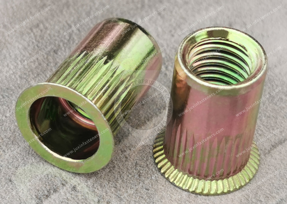 Countersunk Head Open end Round Body Knurled Blind Rivet Nuts Countersunk Head Open end Round Body Knurled Blind Rivet Nuts