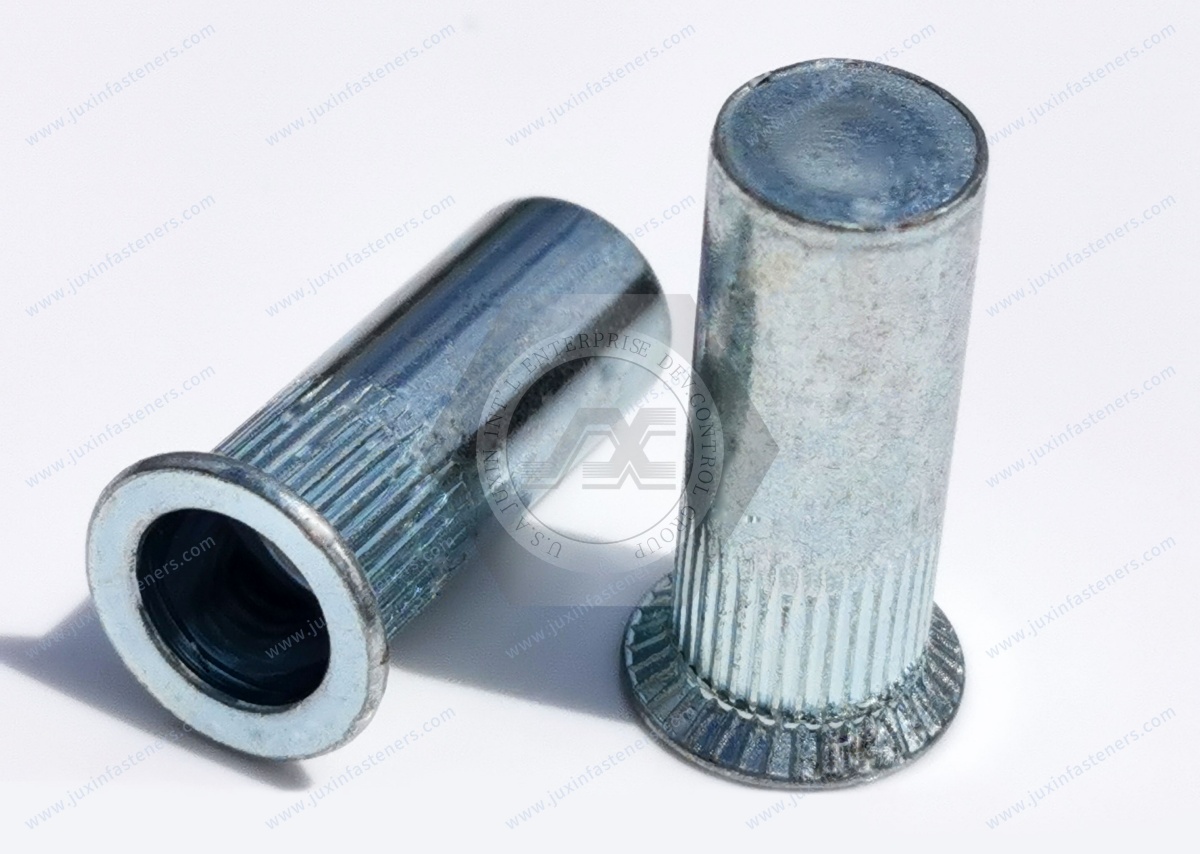 Countersunk Head Closed End Round Body Knurled Blind Rivet Nuts—Closed End Countersunk Head Closed End Round Body Knurled Blind Rivet Nuts—Closed End
