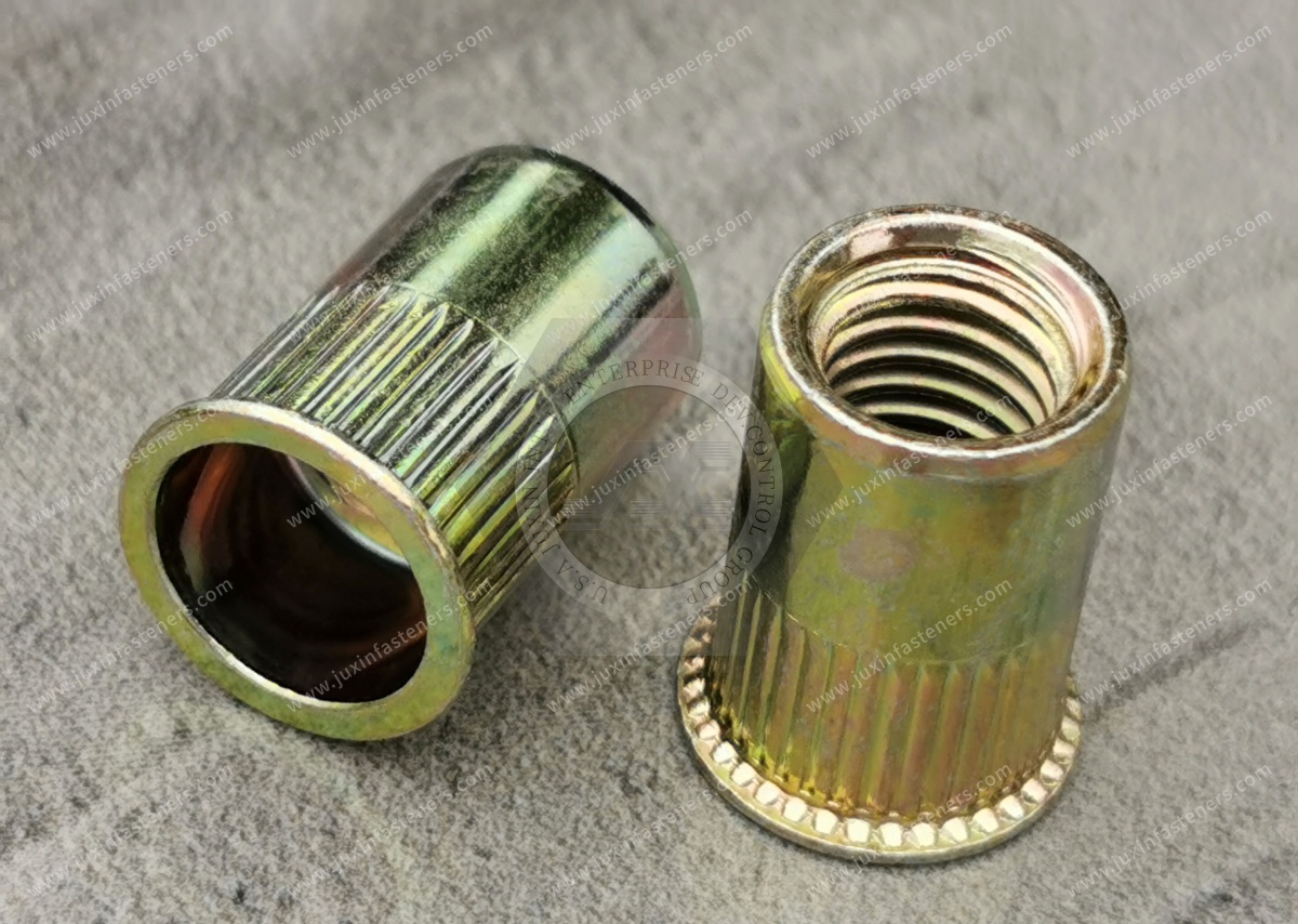 American Standard Thin Head Open End Round Body Knurled Blind Rivet Nuts—Open End American Standard Thin Head Open End Round Body Knurled Blind Rivet Nuts—Open End