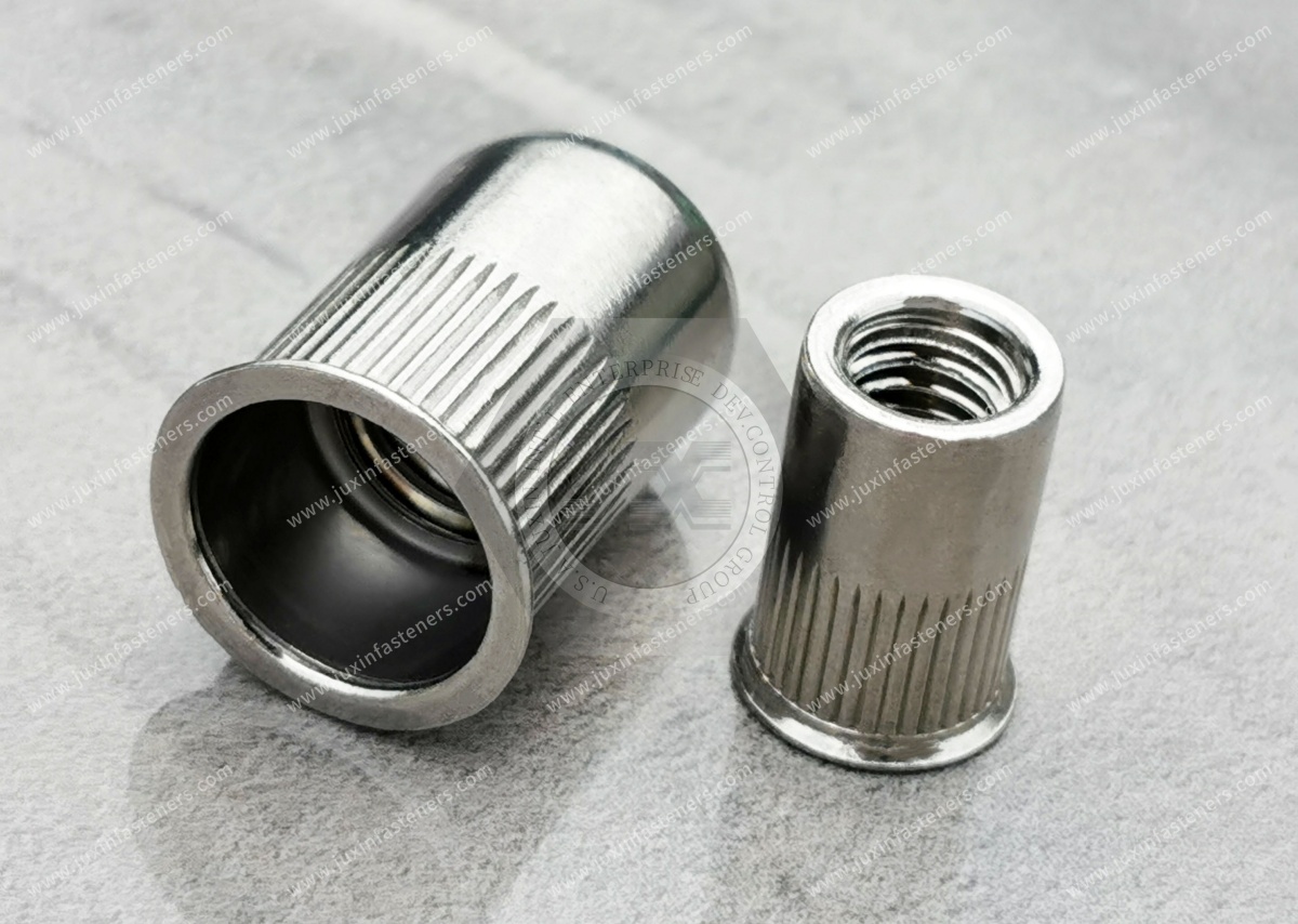 Thin Head Open end Round Body Knurled Blind Rivet Nuts—Open End Thin Head Open end Round Body Knurled Blind Rivet Nuts—Open End