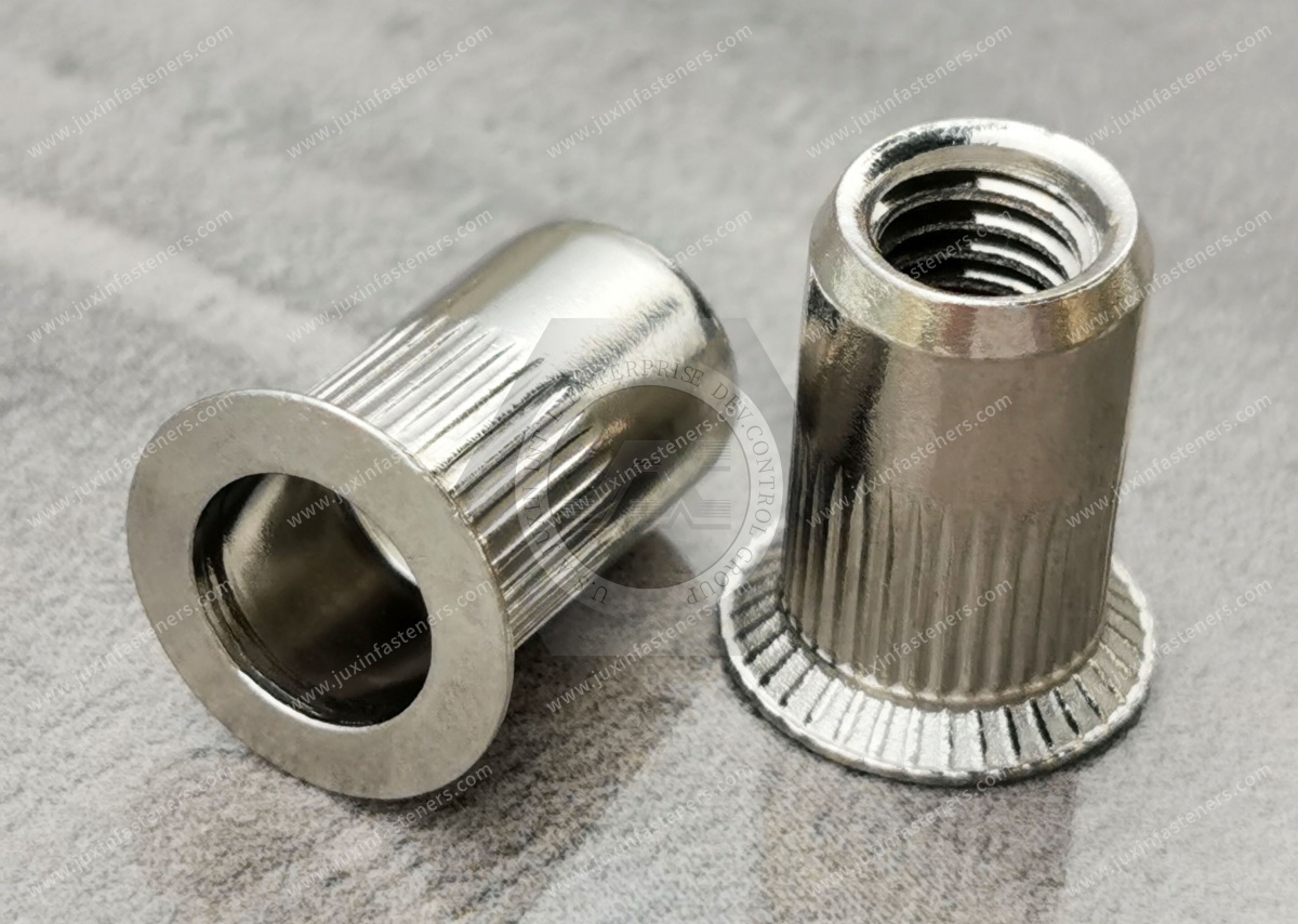Countersunk Head Open end Round Body Knurled Plain Blind Rivet Nuts—Open End Countersunk Head Open end Round Body Knurled Plain Blind Rivet Nuts—Open End