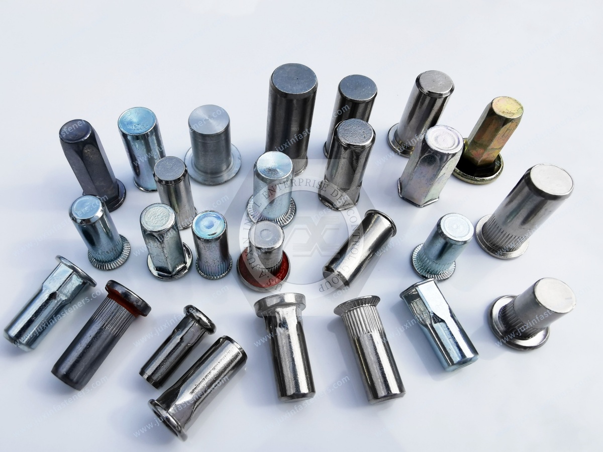 Flat Head Closed end Round Body Plain Blind Rivet Nuts Flat Head Closed end Round Body Plain Blind Rivet Nuts