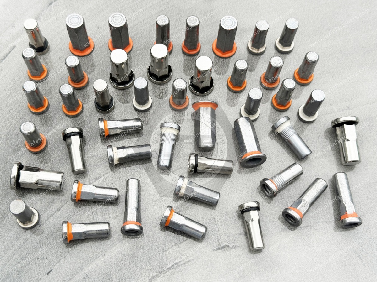 Flat Head Closed Round Body Knurled Blind Rivet Nuts Flat Head Closed Round Body Knurled Blind Rivet Nuts