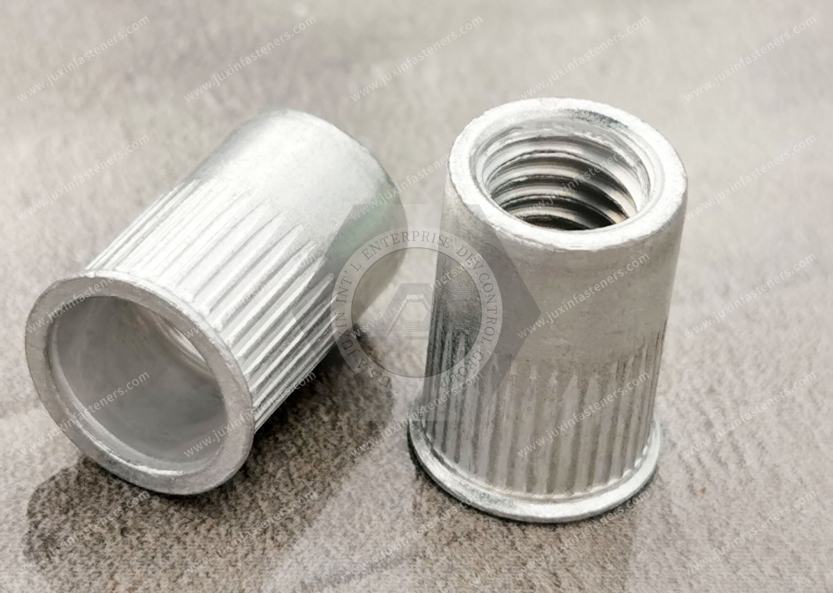 Thin Head Open Round Body Knurled Plain Blind Rivet Nuts—Open End Thin Head Open Round Body Knurled Plain Blind Rivet Nuts—Open End