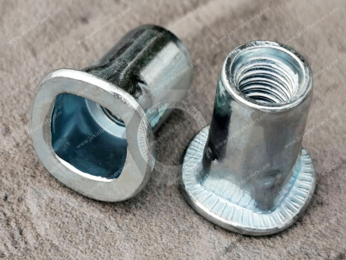 Flat Head open end square body Blind rivet nuts -Open End Flat Head open end square body Blind rivet nuts -Open End