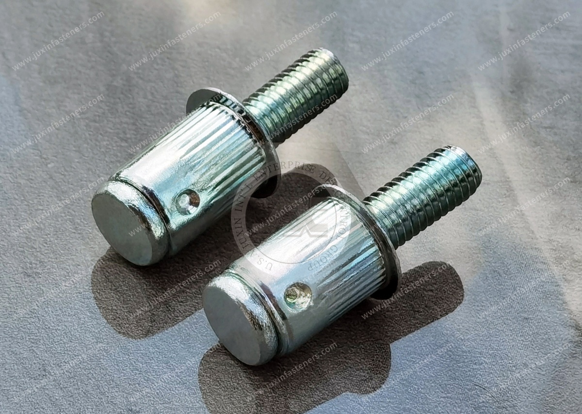 Flat Head Body Knurled Blind Rivet Studs Flat Head Body Knurled Blind Rivet Studs