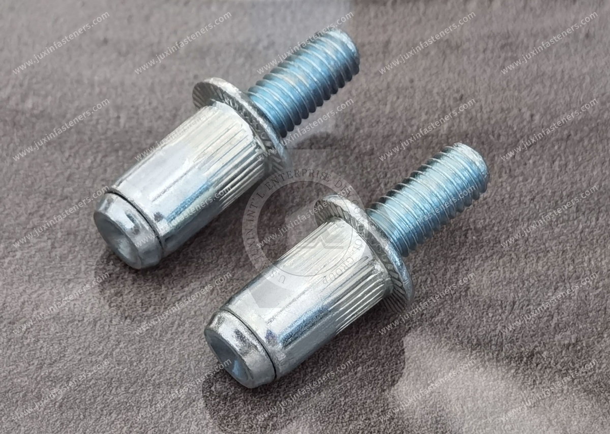 Flat Head Body Knurled Blind Rivet Studs Flat Head Body Knurled Blind Rivet Studs