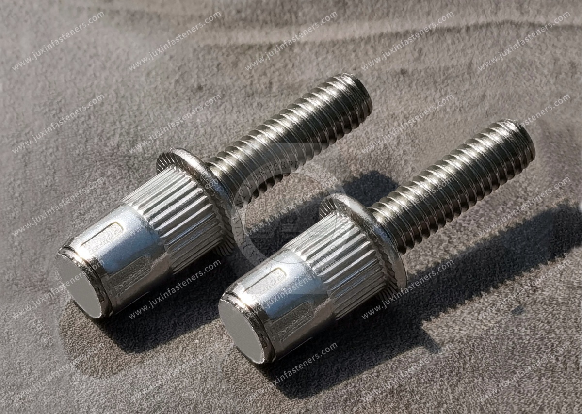Flat Head Body Knurled Blind Rivet Studs Flat Head Body Knurled Blind Rivet Studs