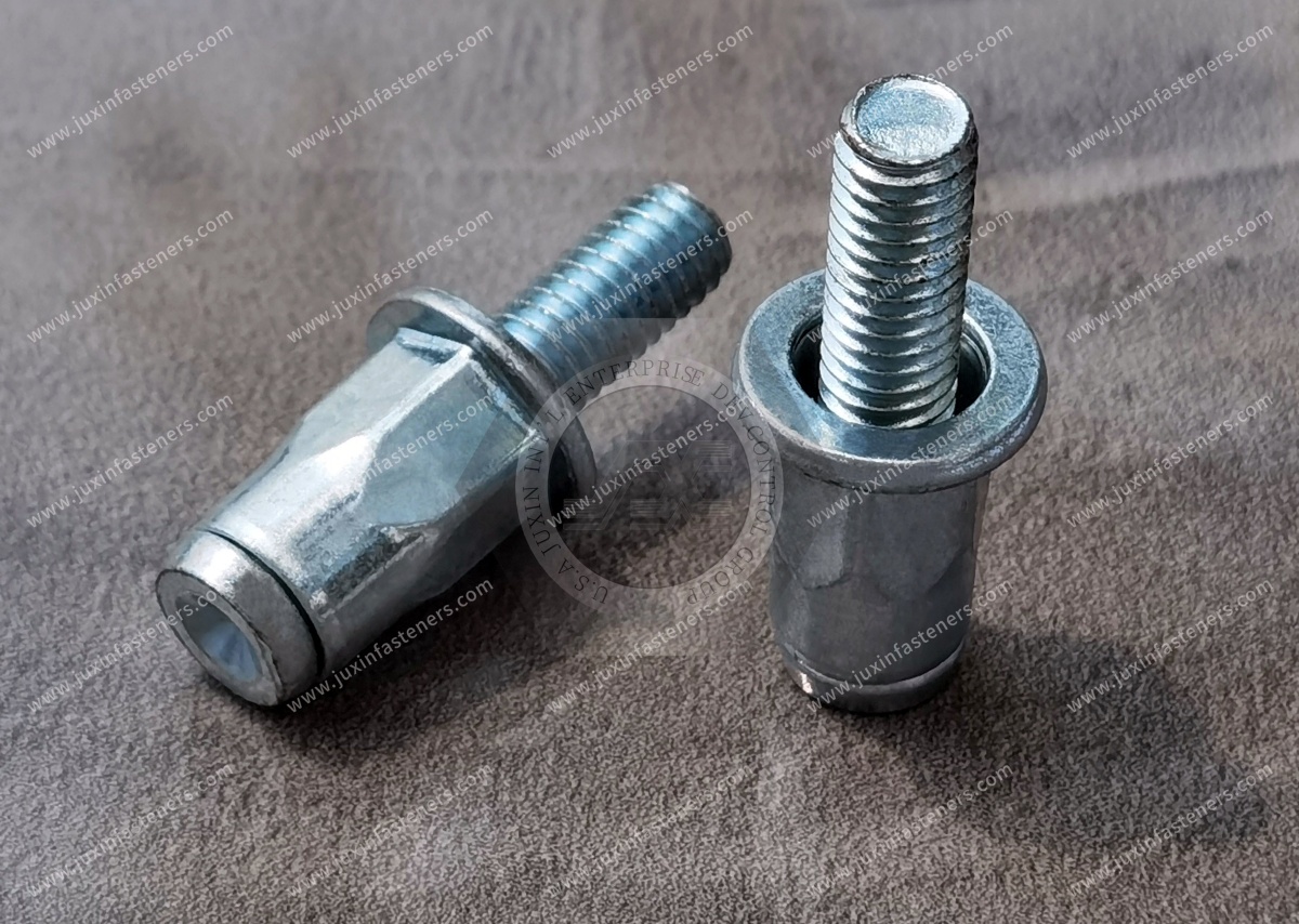 Flat Head Part Hexagonal Body Blind Rivet Studs Flat Head Part Hexagonal Body Blind Rivet Studs