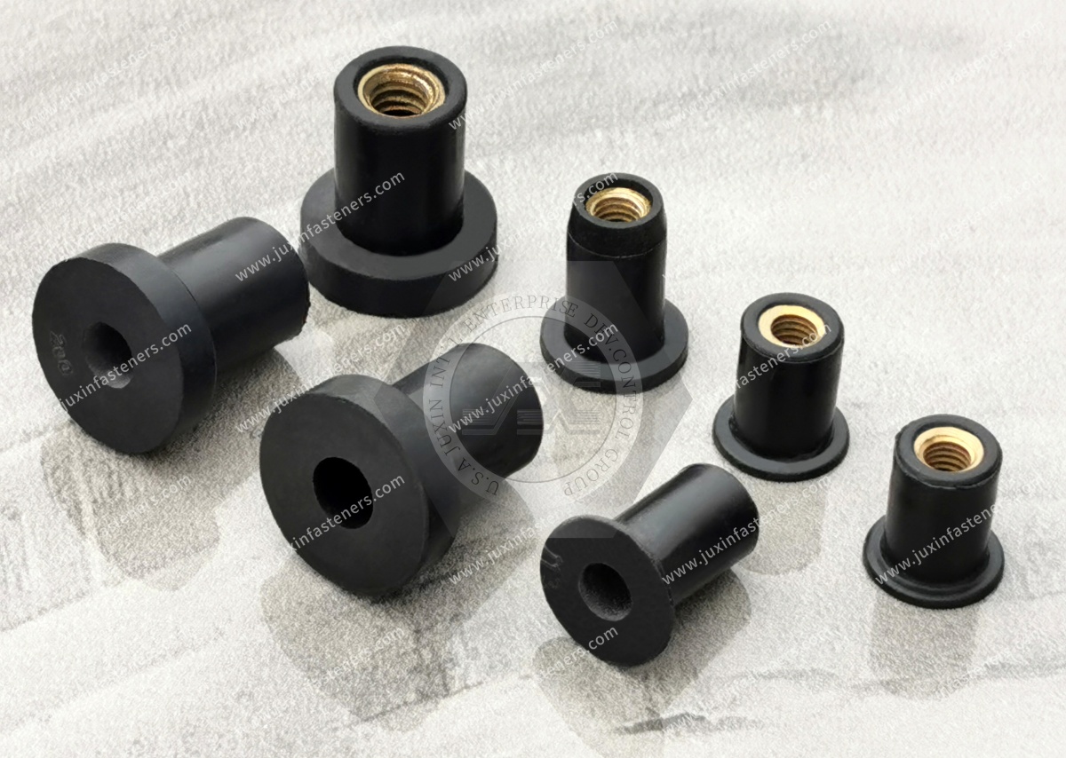 Elastic – Fasteners for vibrating components, Vibration damping characteristics Elastic – Fasteners for vibrating components, Vibration damping characteristics
