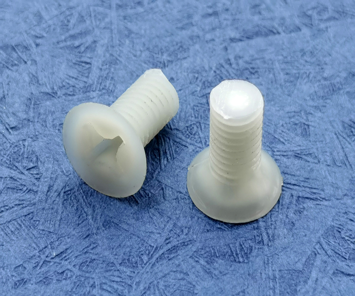 Nylon glass Phillips Flat Head Screws Nylon glass Phillips Flat Head Screws
