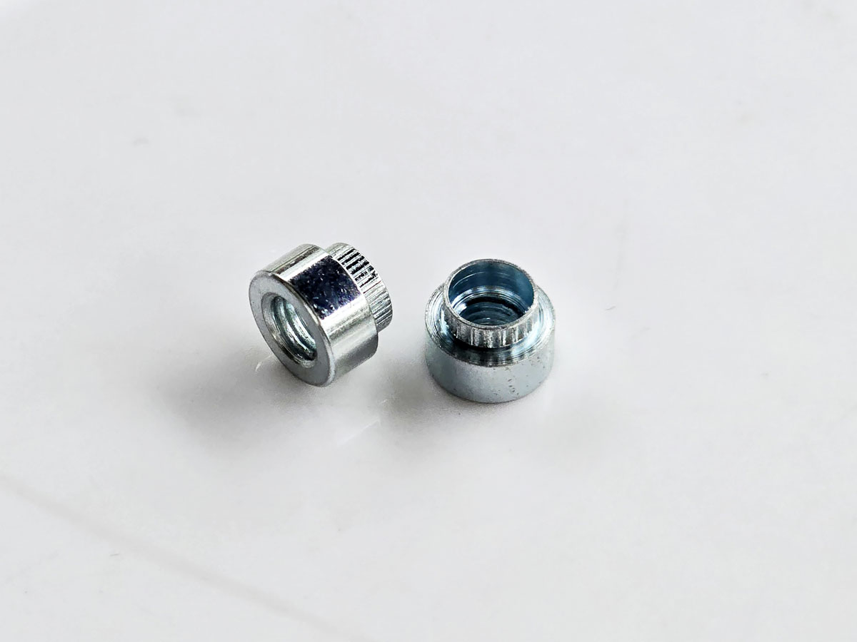Knurled Round type Flare-in nuts Knurled Round type Flare-in nuts