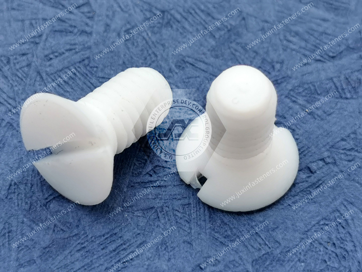 Metric PTFE Slotted Flat Head Screws Metric PTFE Slotted Flat Head Screws