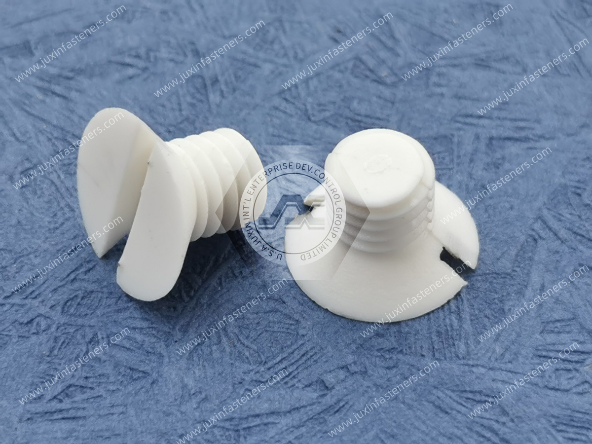 PP Slotted Flat Head Screws PP Slotted Flat Head Screws