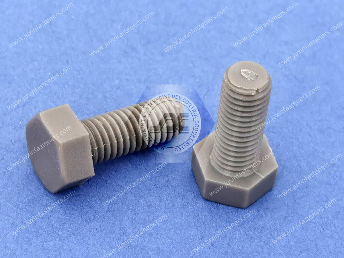 PVC(Polyvinyl chloride) Gray HexagonHead Screws PVC(Polyvinyl chloride) Gray HexagonHead Screws