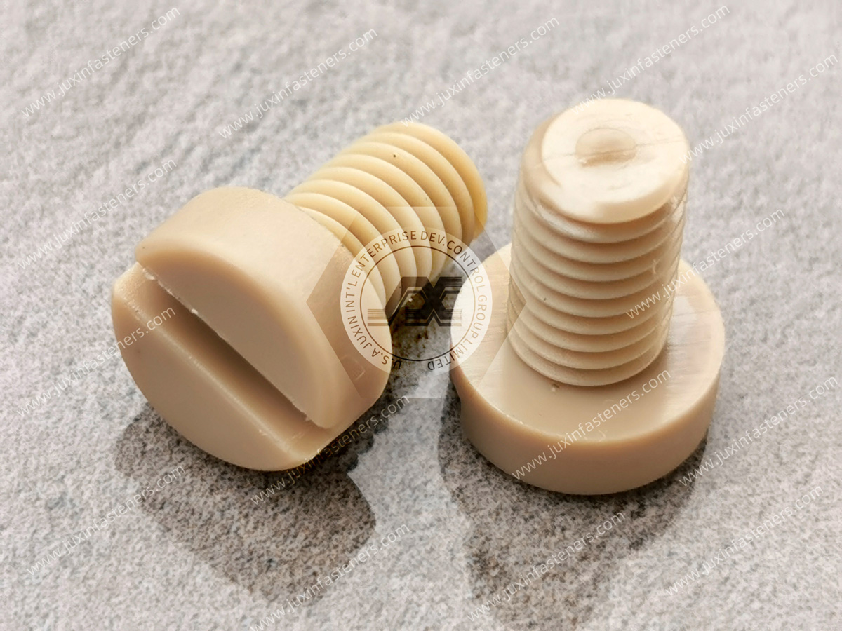 PEEK Narrow Cheese Head Slotted Screws PEEK Narrow Cheese Head Slotted Screws