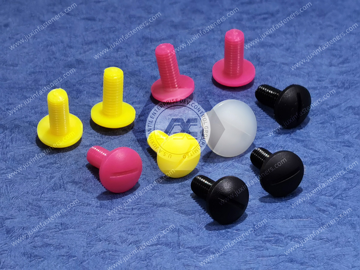 Nylon Pan Head Slotted Screws Nylon Pan Head Slotted Screws