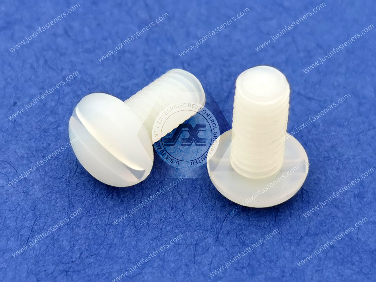 ANSI Nylon Pan Head Slotted Screws ANSI Nylon Pan Head Slotted Screws