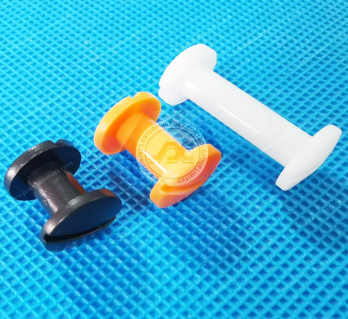 Plastic Press-Fit Binding Barrels and Screws Plastic Press-Fit Binding Barrels and Screws