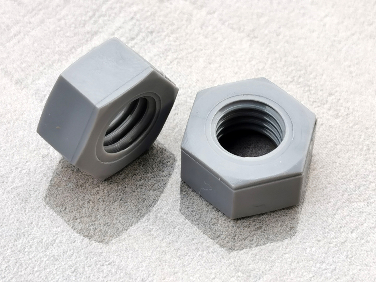 Chemical-Resistant Polyphenylene sulfide (PPS)Hexagonal Nuts Chemical-Resistant Polyphenylene sulfide (PPS)Hexagonal Nuts