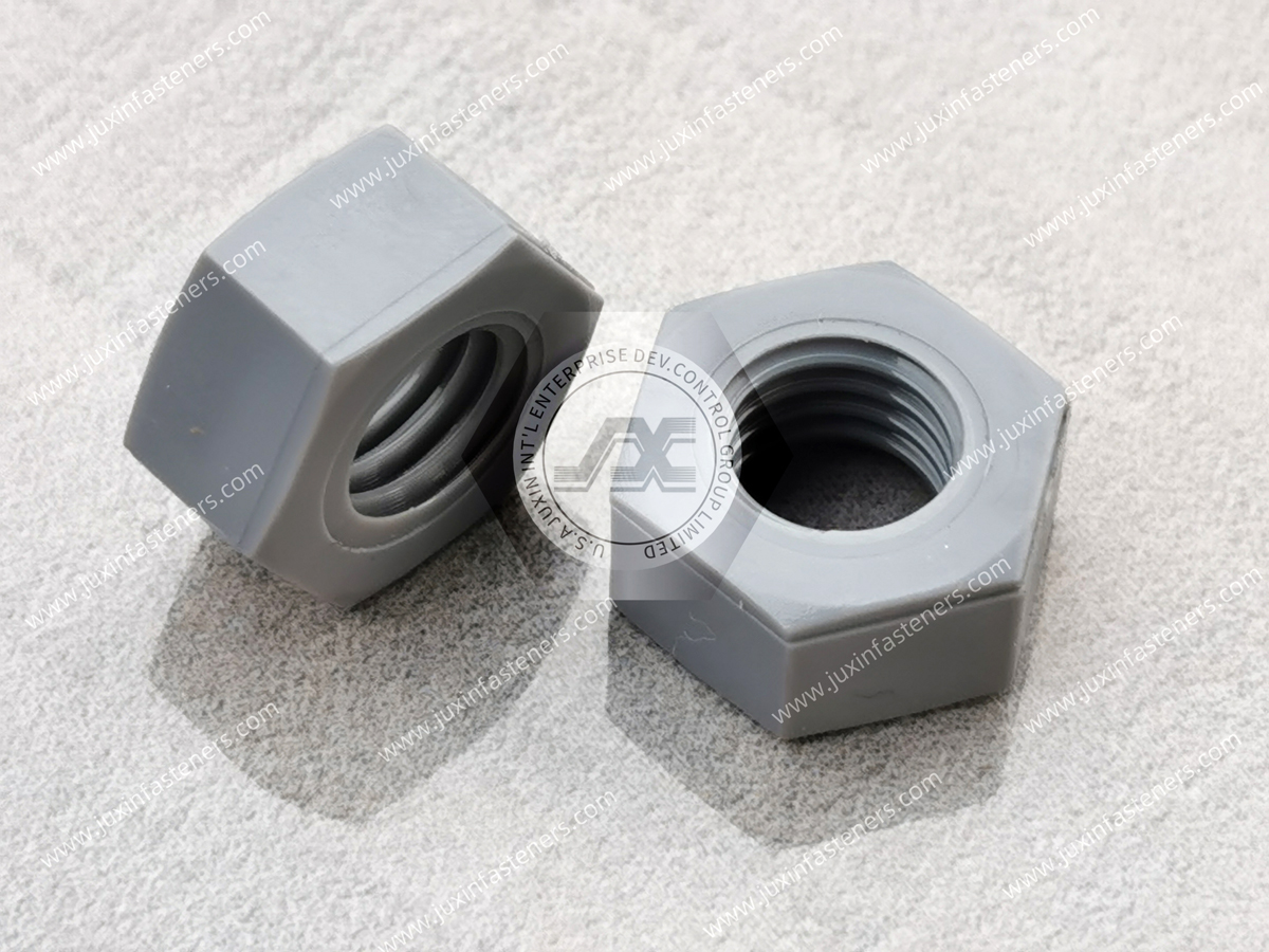 Acid-Resistant PVC Hex Nuts Acid-Resistant PVC Hex Nuts