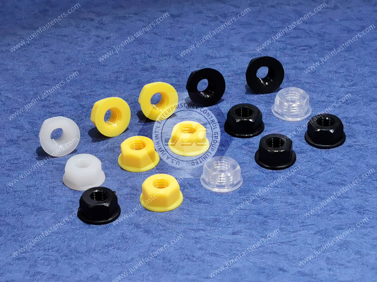 Metric Nylon 66 Hexagon Flange Nuts Metric Nylon 66 Hexagon Flange Nuts