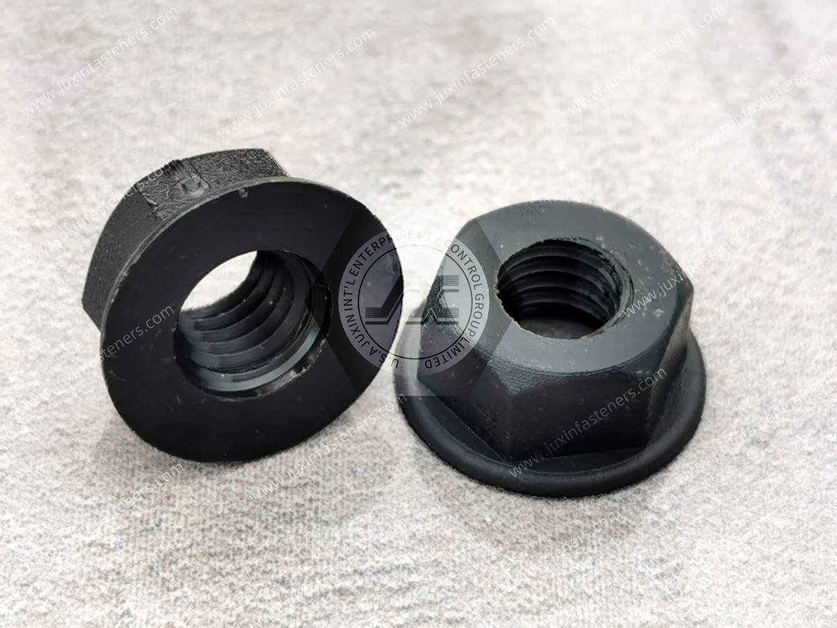 Metric Black Nylon 66 Hexagon Flange Nuts Metric Black Nylon 66 Hexagon Flange Nuts