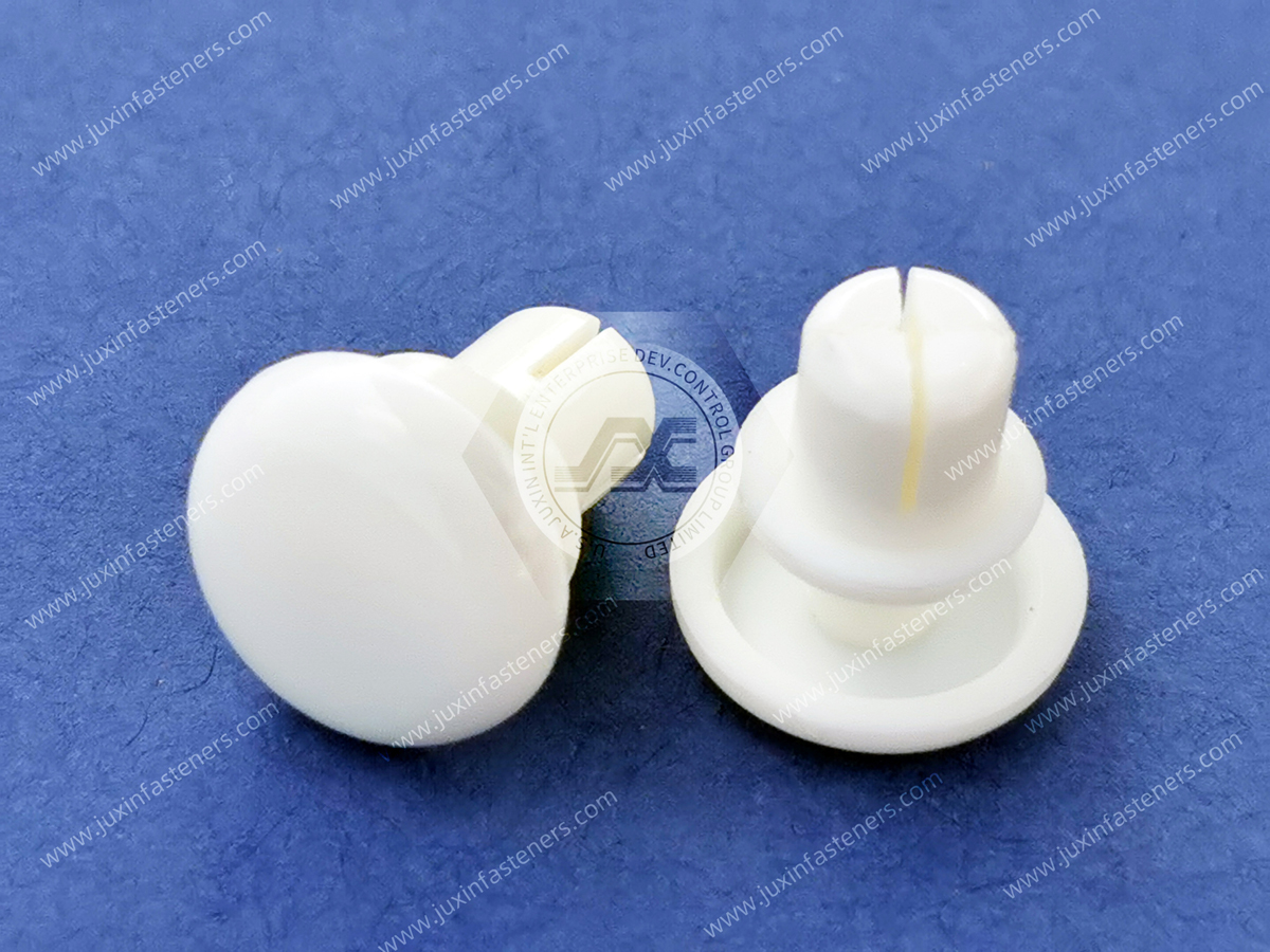 Plastic White Nylon66 Snap Rivets, R-type rivets Plastic White Nylon66 Snap Rivets, R-type rivets