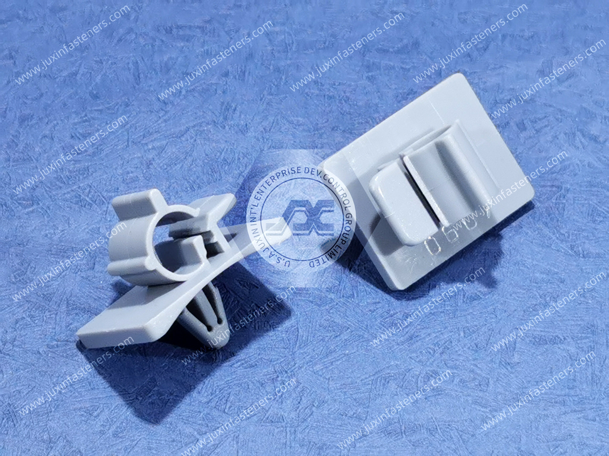 Nylon Gray Plug In Locking Clip Nylon Gray Plug In Locking Clip