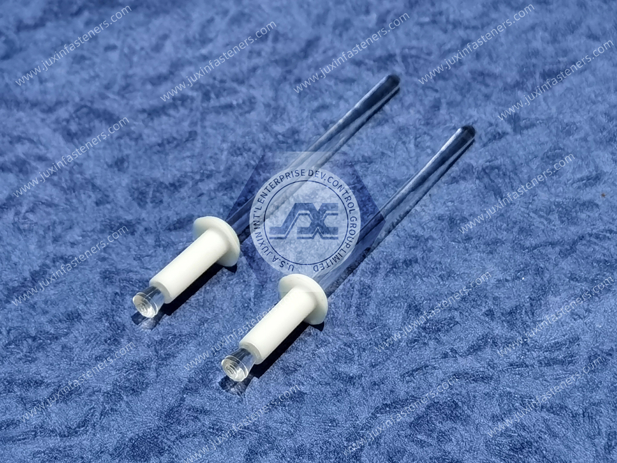 White Nylon Clinch Blind Rivets JX-GCR For Panel White Nylon Clinch Blind Rivets JX-GCR For Panel
