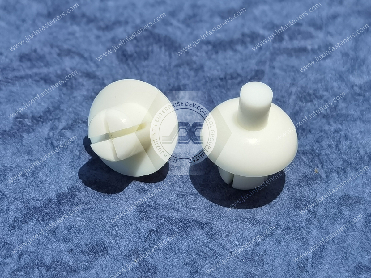 UL94V2 White Push Rivet Blunt JX-GRS UL94V2 White Push Rivet Blunt JX-GRS