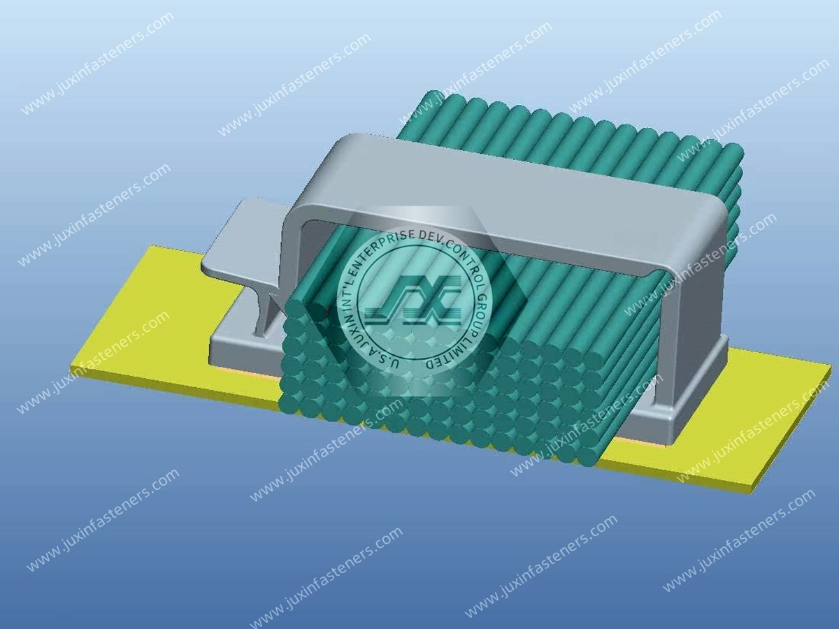 Cable Clamp on Adhesive Base JX-G037-0500 Cable Clamp on Adhesive Base JX-G037-0500