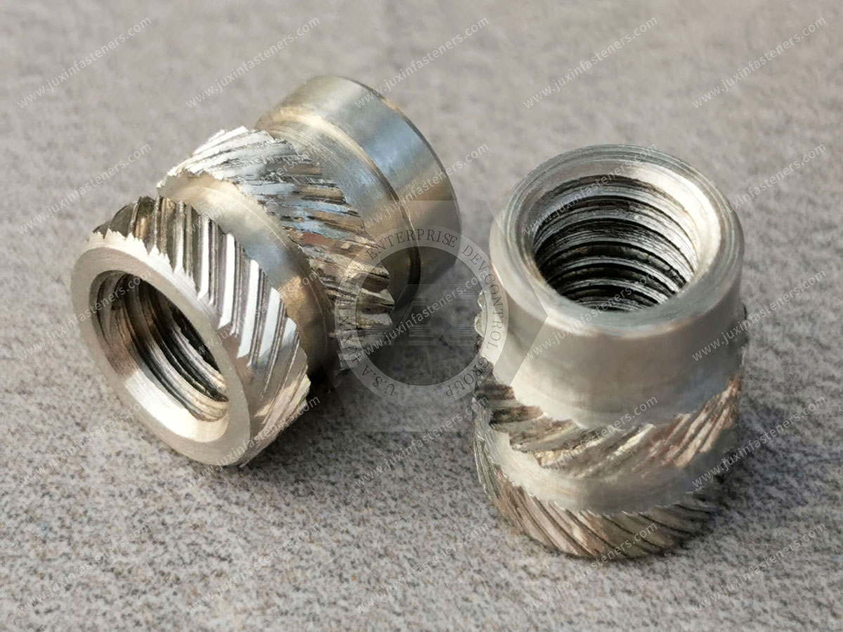 Thread Knurled Insert Nuts for Medical Device Plastic Components Thread Knurled Insert Nuts for Medical Device Plastic Components