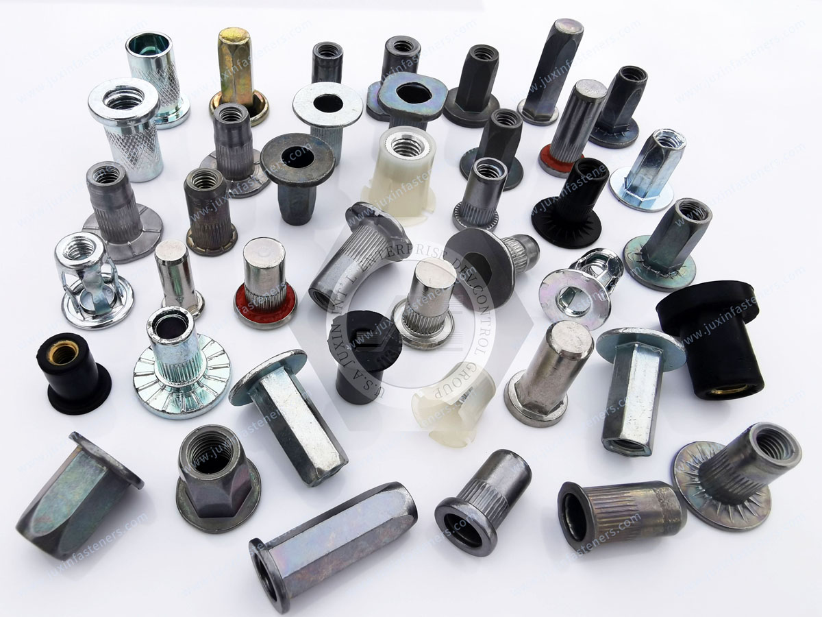 Automotive Large-Cap Head Blind Rivet Nuts Automotive Large-Cap Head Blind Rivet Nuts