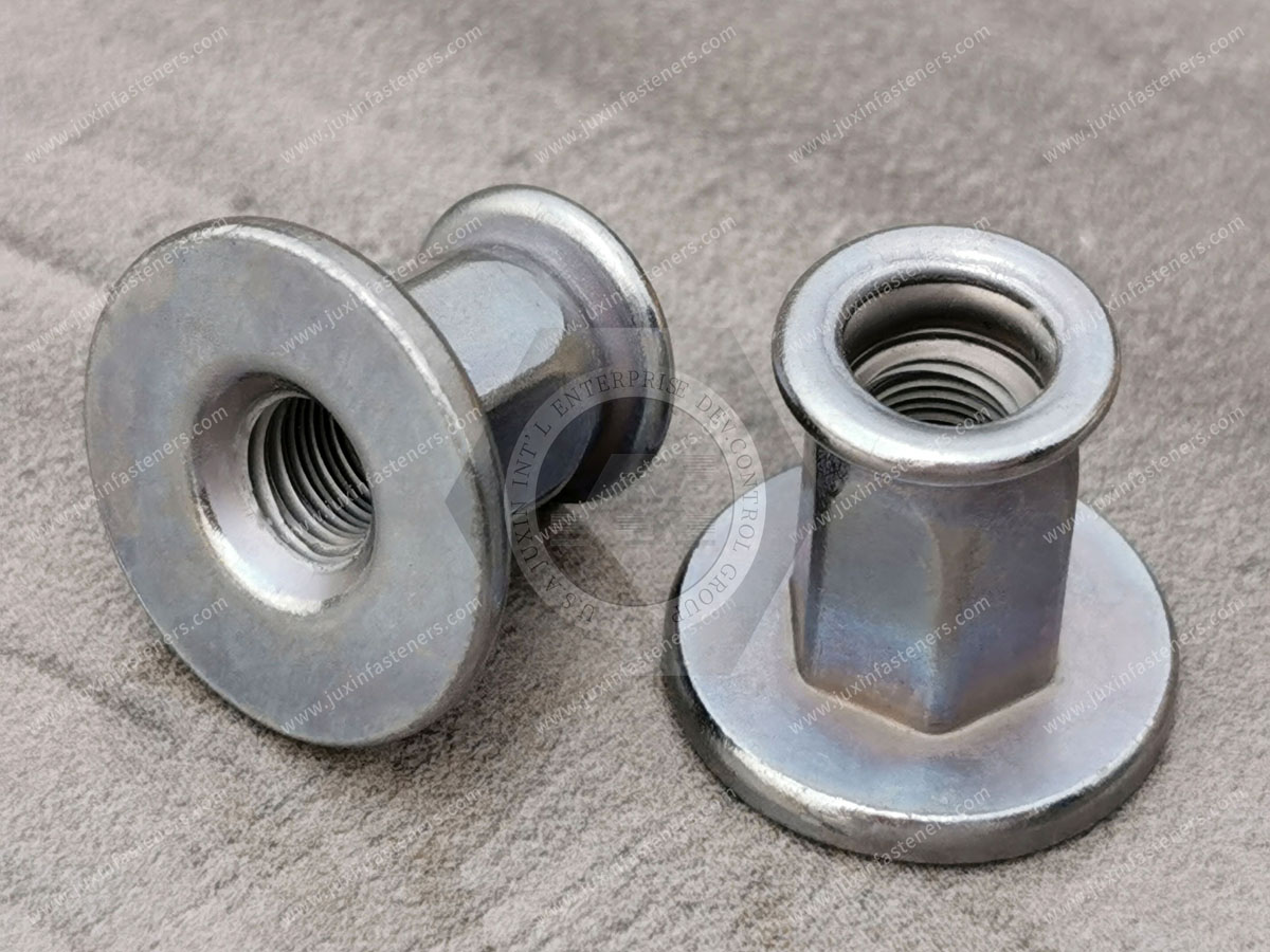 Extended Closed-End Blind Rivet Nuts for Thick Sheet Metal Extended Closed-End Blind Rivet Nuts for Thick Sheet Metal