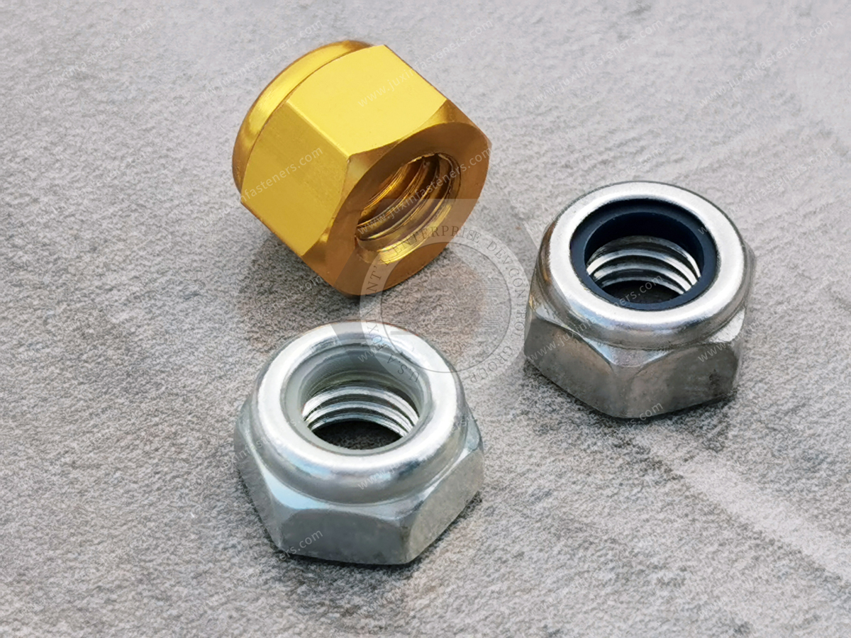 DIN985 Aluminum Nylon Self-Locking Nuts for Automotive Applications | High-Reliability Anti-Loosening Fastener Solution DIN985 Aluminum Nylon Self-Locking Nuts for Automotive Applications | High-Reliability Anti-Loosening Fastener Solution