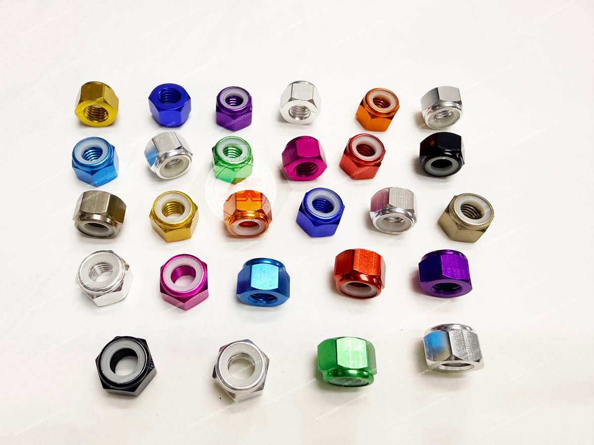 DIN985 Stainless Steel Nylon Self-Locking Nuts for Lawn Mower Manufacturing DIN985 Stainless Steel Nylon Self-Locking Nuts for Lawn Mower Manufacturing