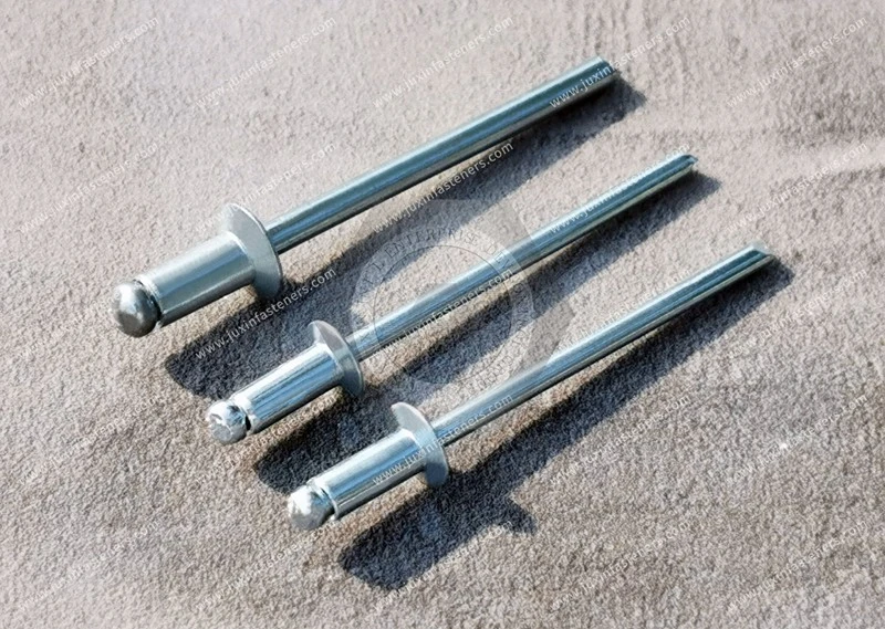 Open end 120 &deg;Countersunk head Steel blind rivet