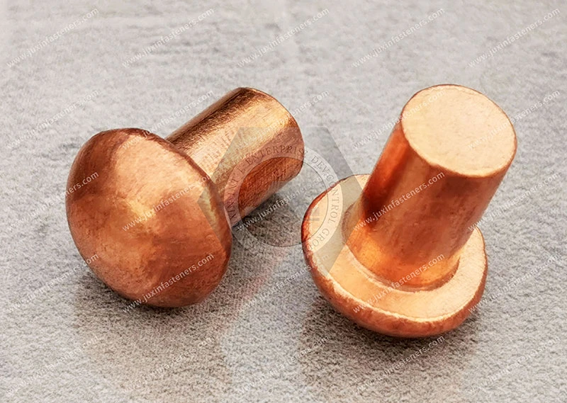 Brass Domed Head Solid Rivets