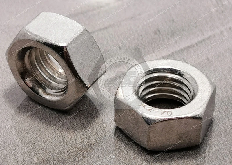 Metric 18-8 Stainless Steel Hex Nuts