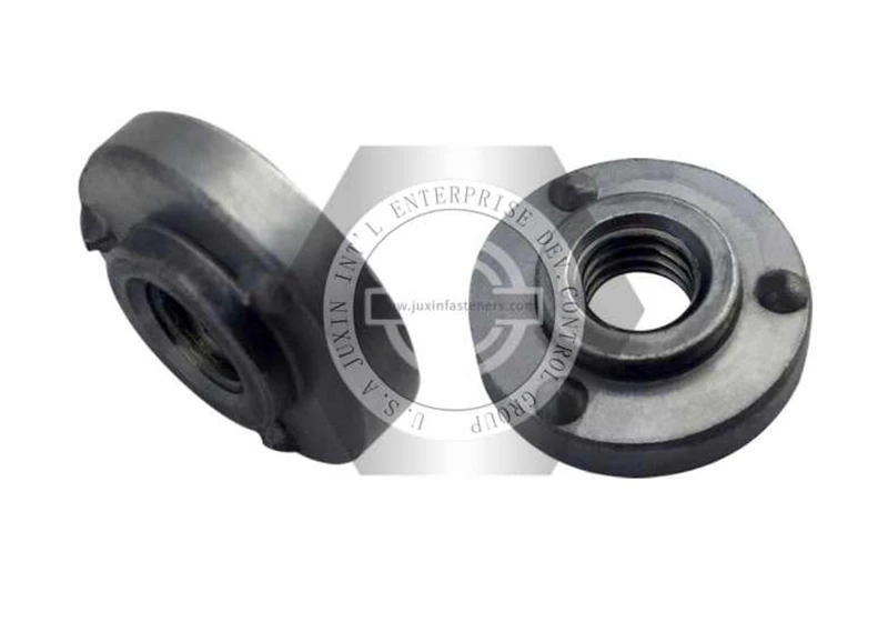 Round weld nuts